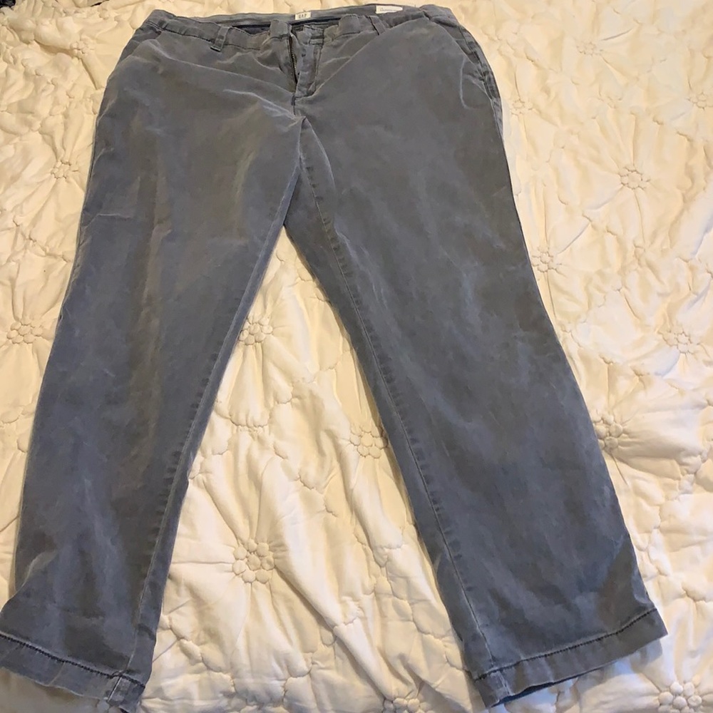 Grey gap girlfriend pants size 14